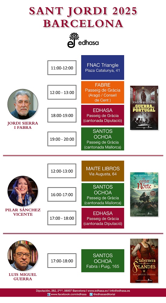 Firmas Sant Jordi 2025